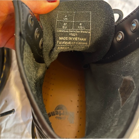 Dr. Martens 1460 W Boot in Black - Picture 7 of 9